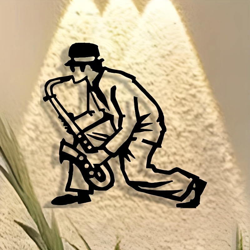 Musical Instrument Image - 브랜드 색소폰 금속 벽 장식 녹슬지