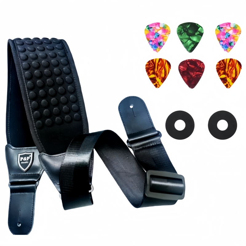 Musical Instrument Set - P&P 편안한 3D 스펀지 기타 스트랩