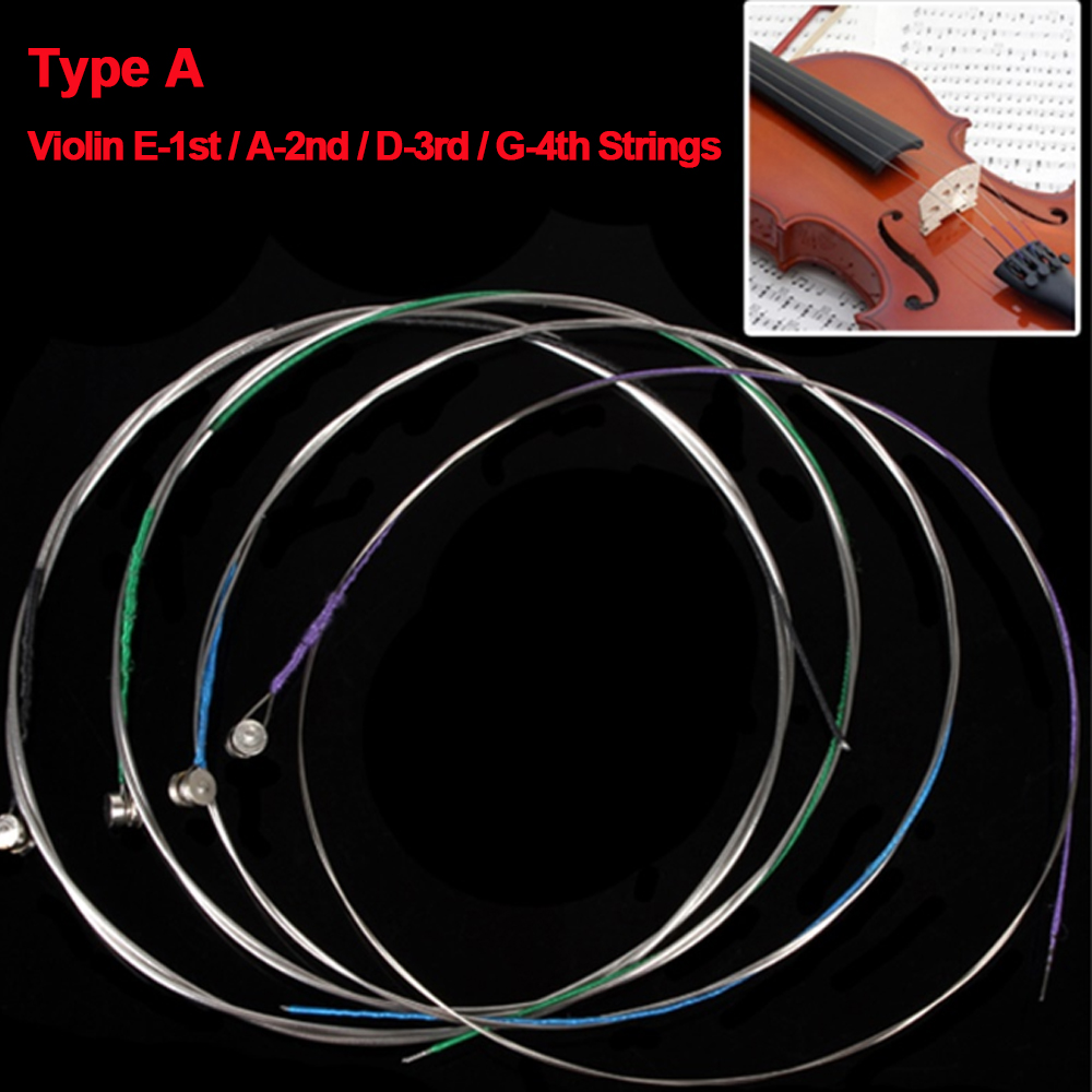 Musical Instrument Set - 4 개/대 바이올린 현 E-A-D-G 스틸