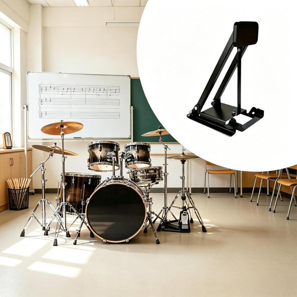 Musical Instrument Drum - 컴팩트 패딩 베이스 드럼 연습 페달
