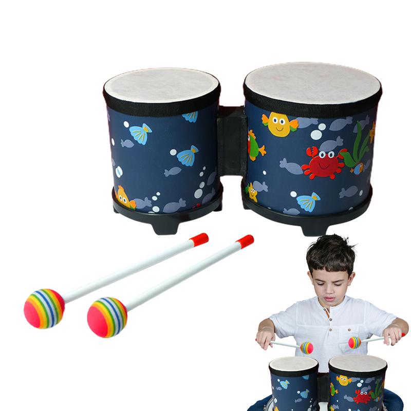 Bongo Drum Set - 어린이 봉고 드럼 귀여운 핸드 드럼