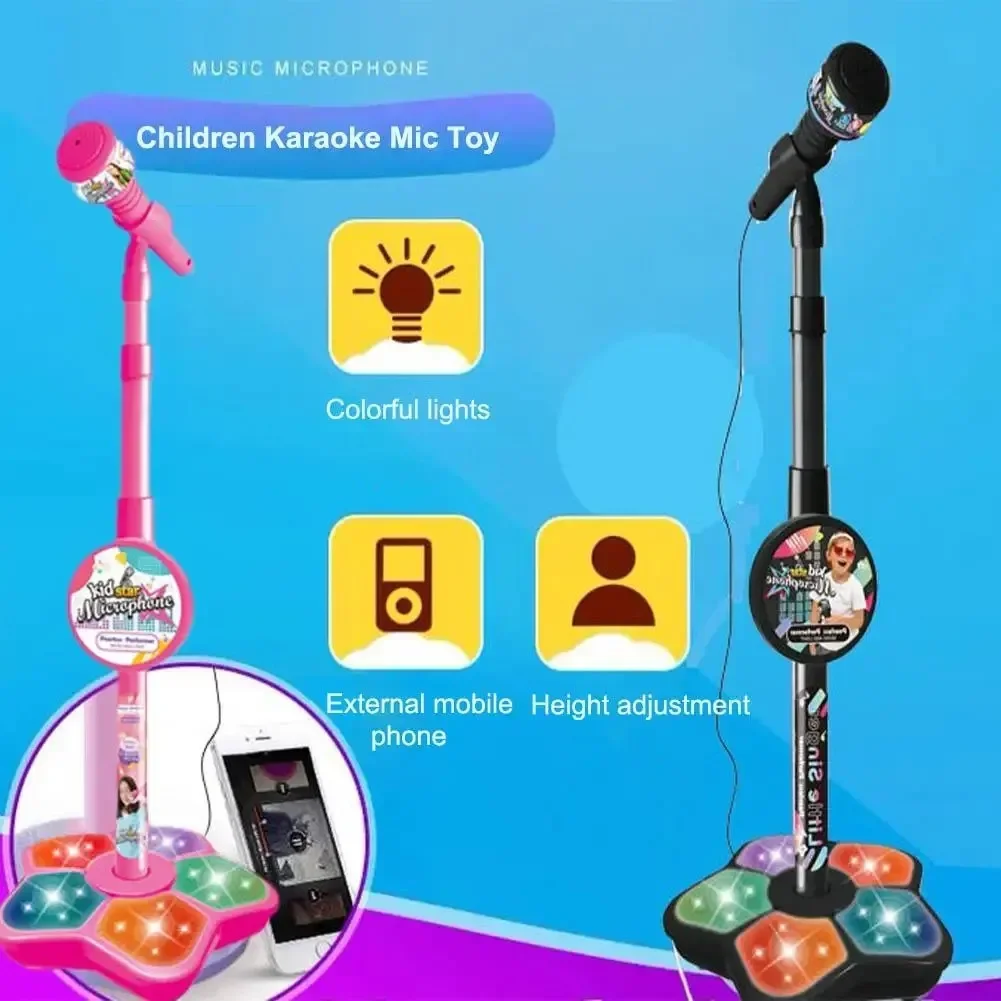 Song With Musical Instrument - 스탠드가있는 어린이 마이크 가라오케 노래 수직
