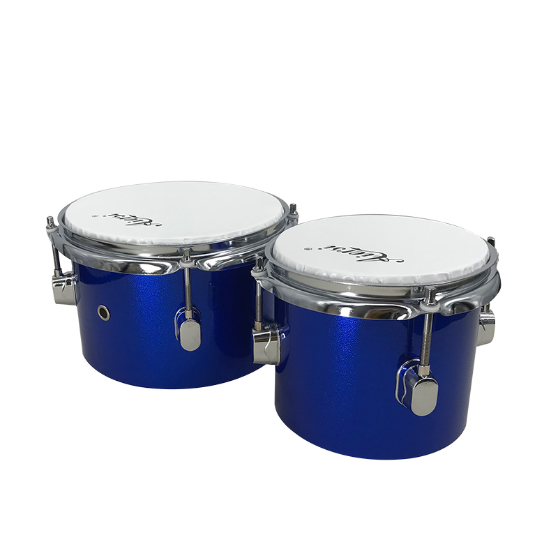 Bongo Drum Set - 블루 컬러 맞춤 제작 브랜드 6/8인치