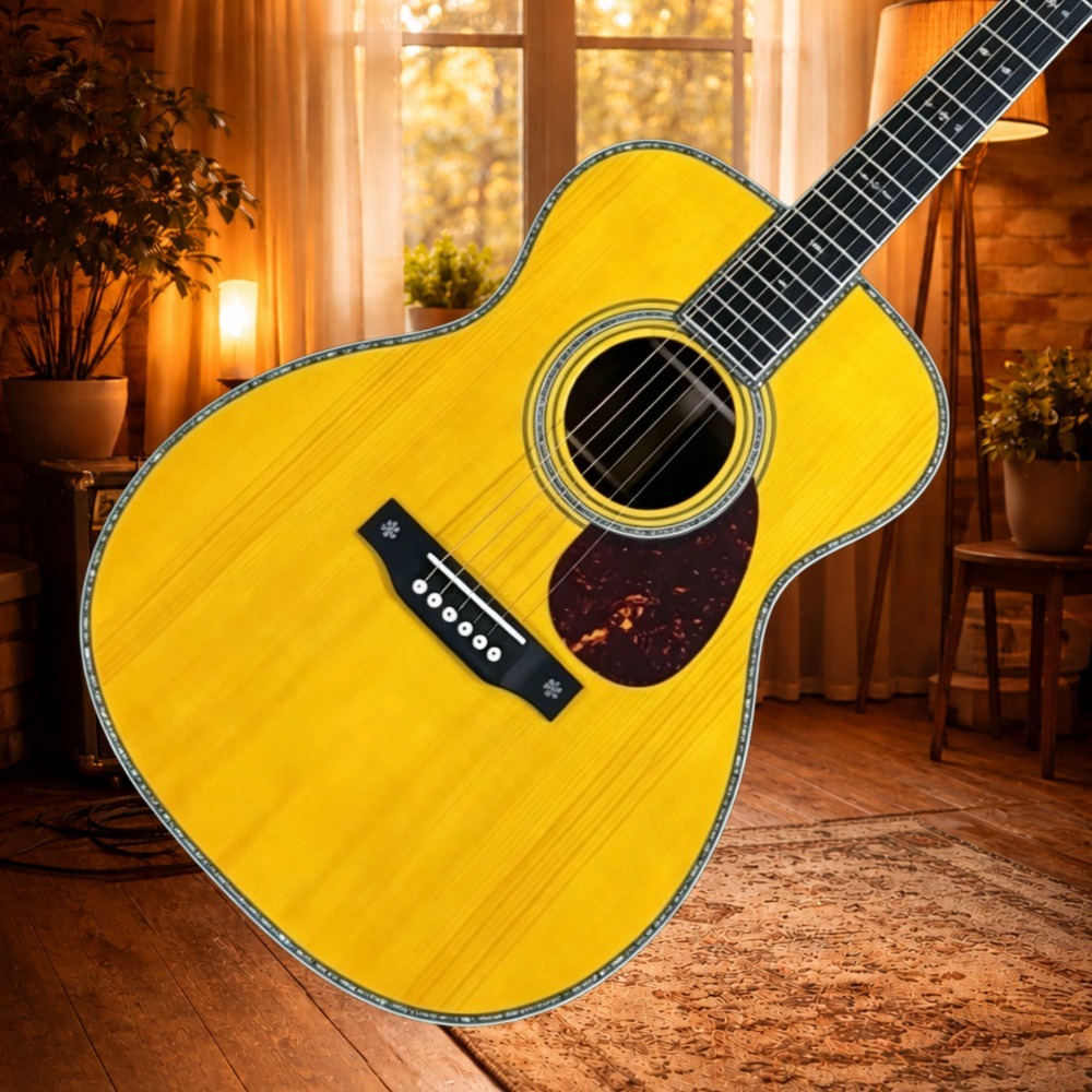 미국 창고 OM28 모델 클래식 어쿠스틱 기타, 밝은  - Classical Guitar Nylon 리뷰 및 가격