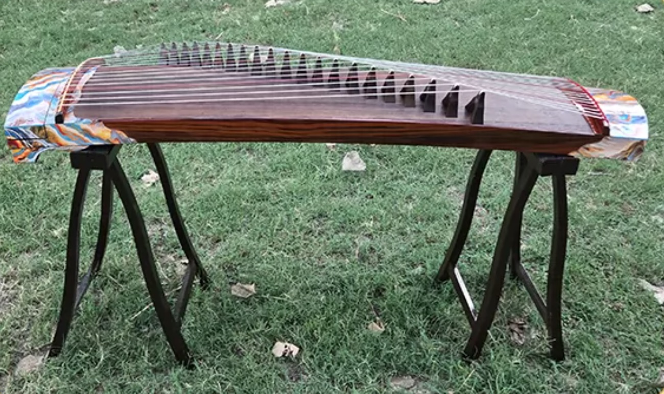 구저우 125cm, 21현, 산과 강의 문양, 전통 중 - Musical Instrument Guzheng 리뷰 및 가격