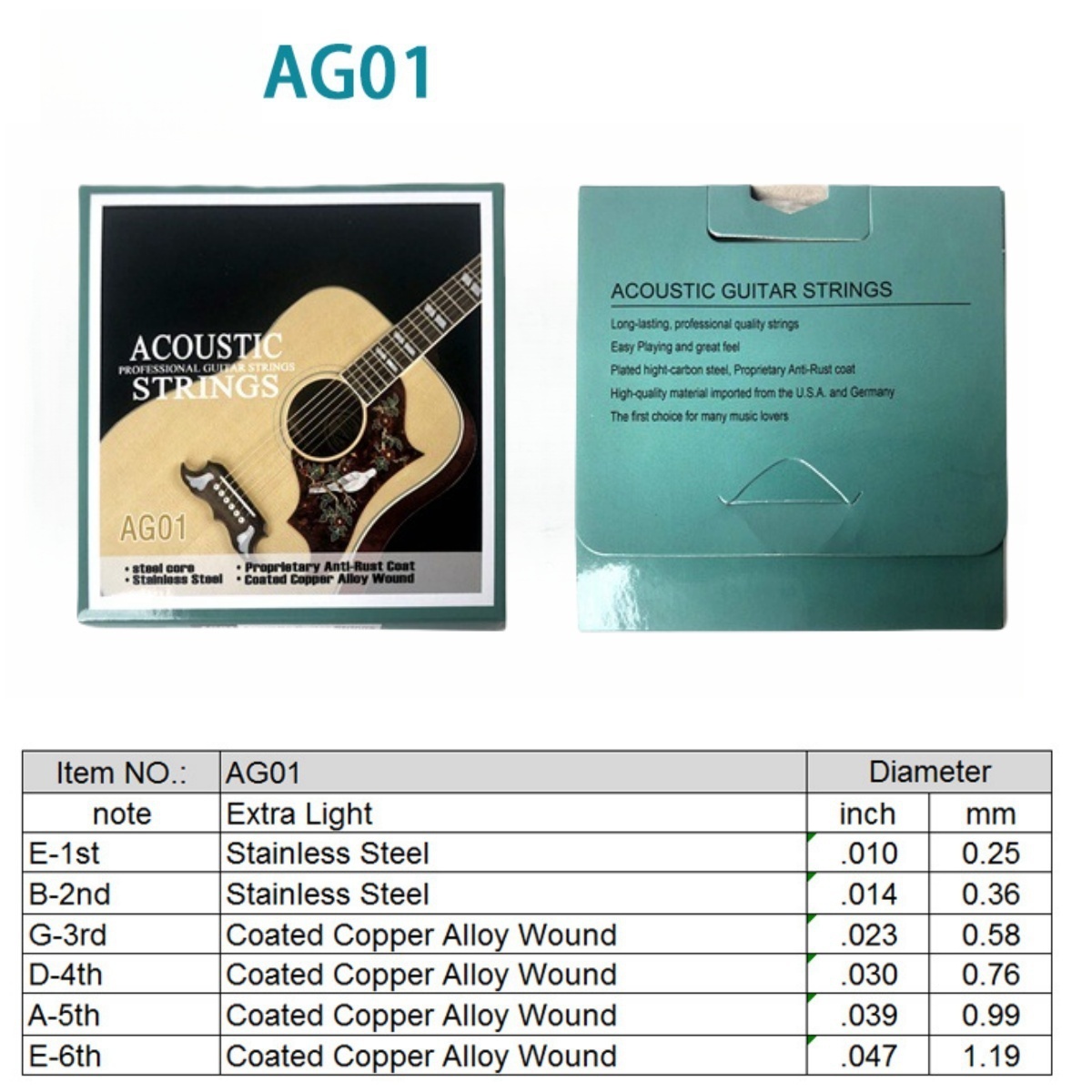 Miwayer 1 Set/6 String AG01 어쿠 - Musical Instrument Set 리뷰 및 가격