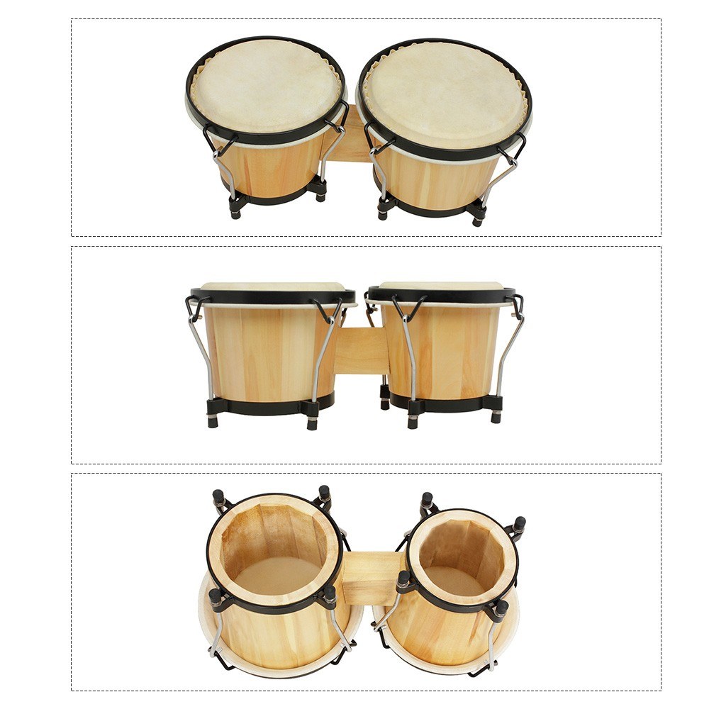 우드 보ngo 드럼 세트 5.5인치 & 6인치 천연 타 - Bongo Drum Set 리뷰 및 가격