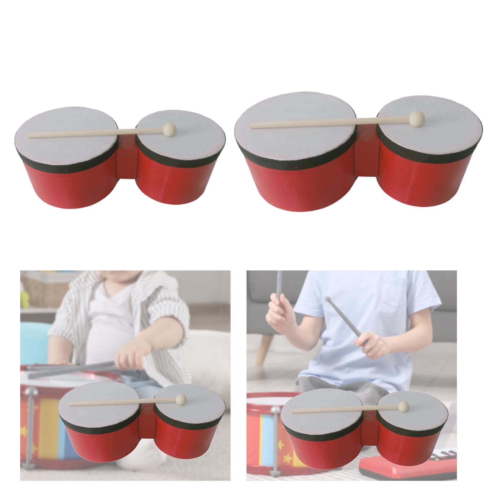 봉고 드럼 나무 타악기 반주 세트 어린이와 성인 연습을 - Bongo Drum Set 리뷰 및 가격