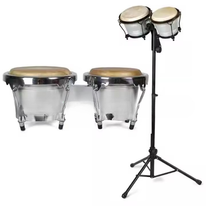 전문가용 봉고 탬버린 스탠드 세트 드럼 세트 높이 조절 - Bongo Drum Set 리뷰 및 가격