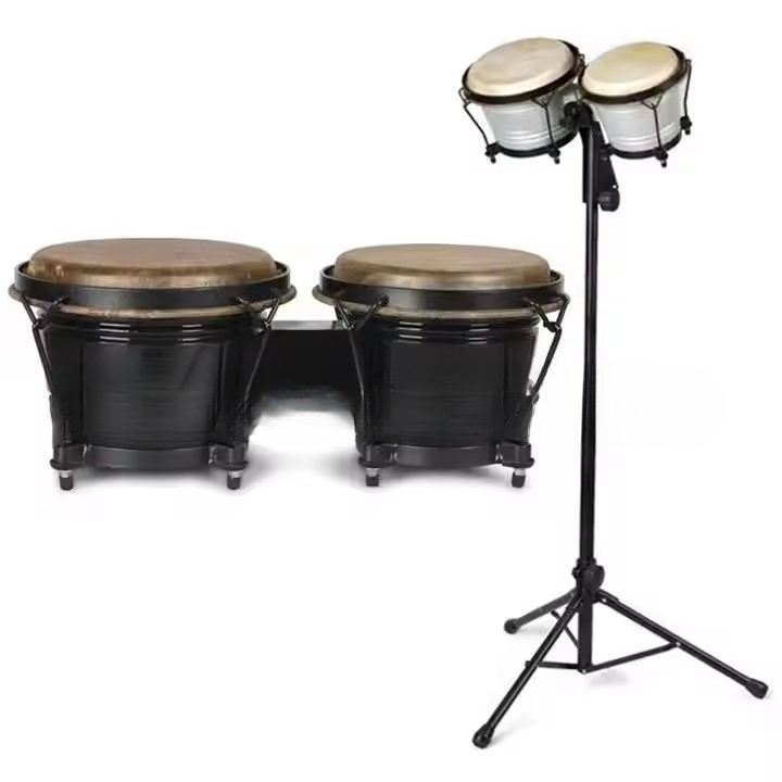 전문가용 봉고 탬버린 스탠드 세트 드럼 세트 높이 조절 - Bongo Drum Set 리뷰 및 가격