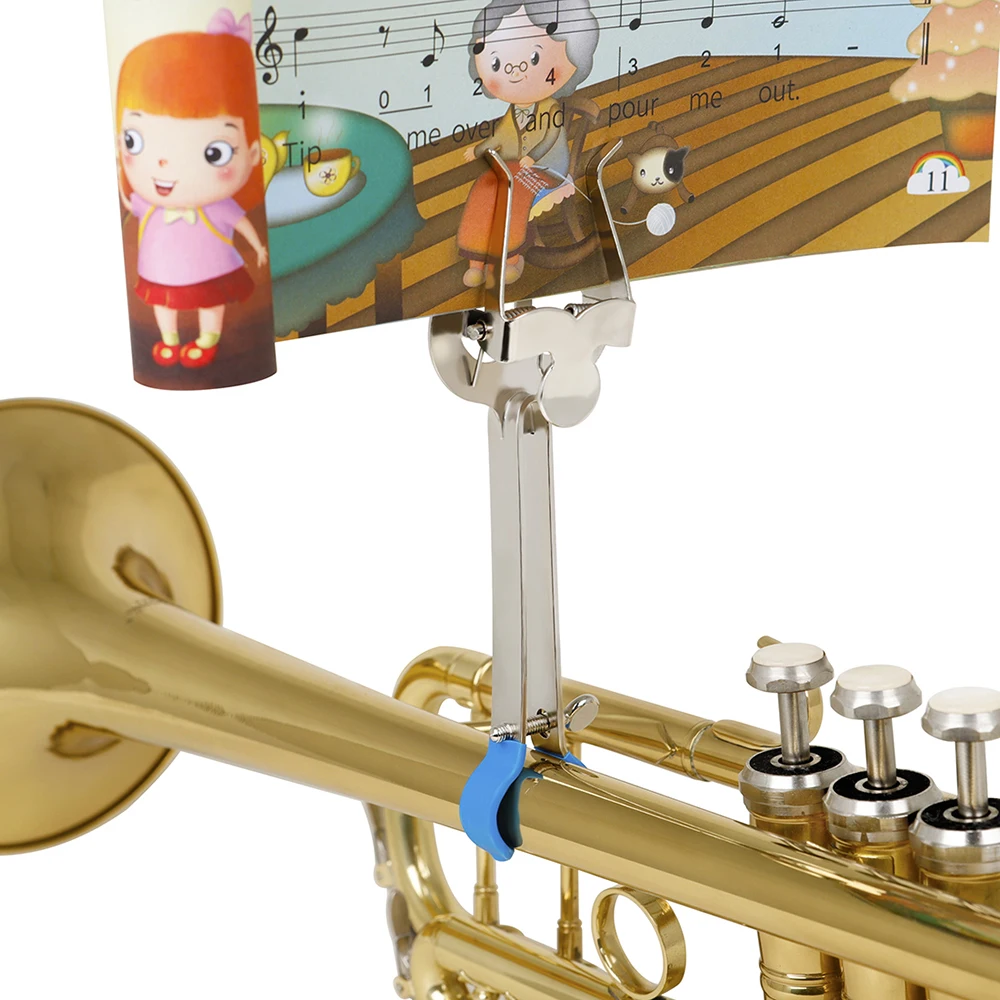 트럼펫 경량 악보대 트럼펫 트롬본 행진용 악보대 실버  - Musical Instrument Trombone 리뷰 및 가격