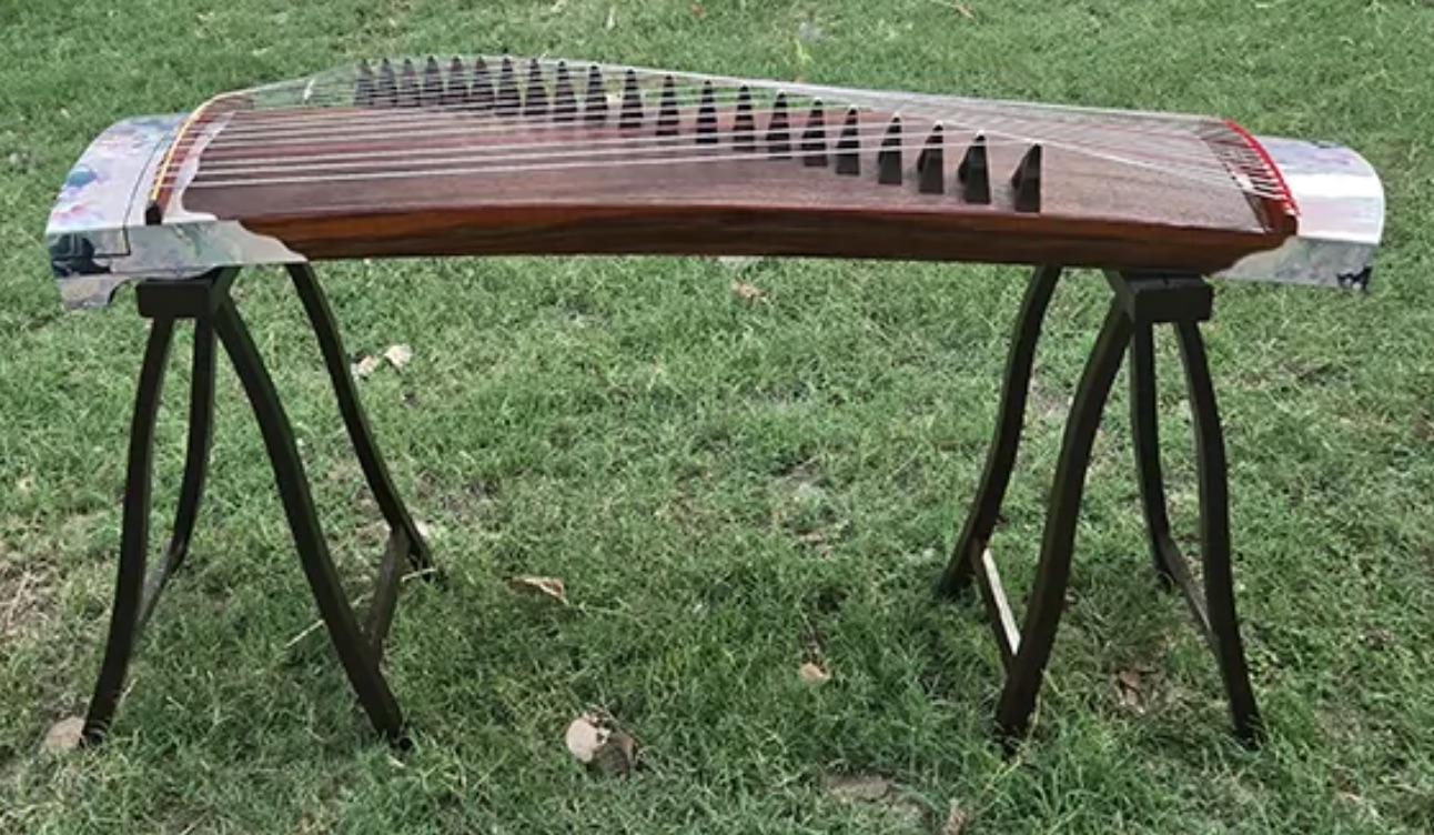 구저우 125cm, 21현, 흰 연꽃 무늬, 전통 중국 - Musical Instrument Guzheng 리뷰 및 가격