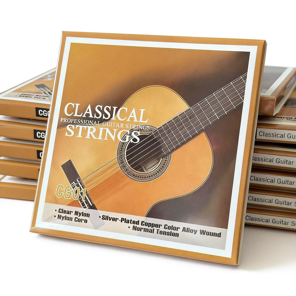 클래식 기타 줄 - 나일론 코어 베이스 - 은도금 구리 - Classical Guitar Nylon 리뷰 및 가격