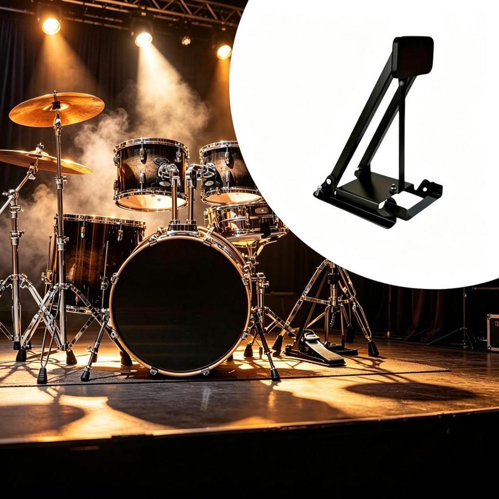 컴팩트 패딩 베이스 드럼 연습 페달 블랙 무소음 드럼  - Musical Instrument Drum 리뷰 및 가격