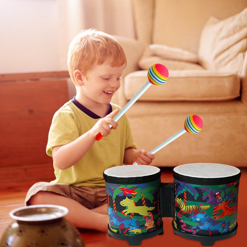 어린이 봉고 드럼 귀여운 핸드 드럼 뮤지컬 장난감 핸드 - Bongo Drum Set 리뷰 및 가격