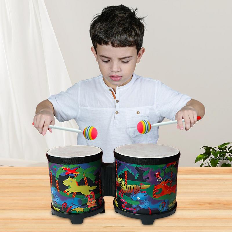 어린이 봉고 드럼 귀여운 핸드 드럼 뮤지컬 장난감 핸드 - Bongo Drum Set 리뷰 및 가격