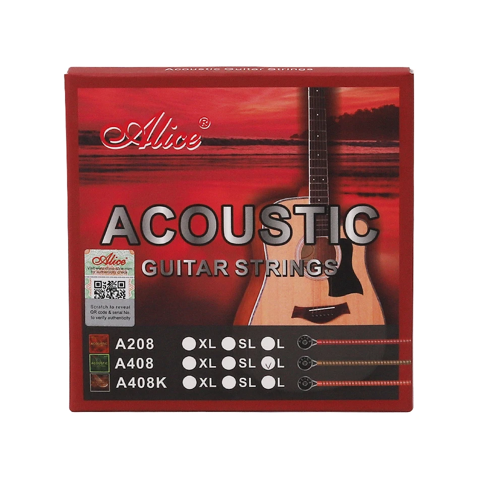 Alice A408 풀 세트 어쿠스틱 기타 기타 라 현 - Musical Instrument Set 리뷰 및 가격