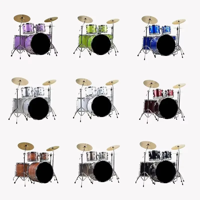 아이에르시 브랜드 성인용 5피스 드럼 세트 컬러 우드  - Musical Instrument Set 리뷰 및 가격